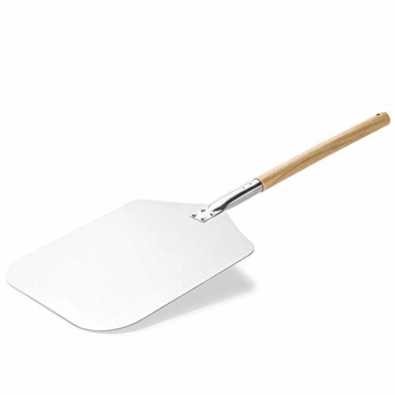AllRight Pizzaschaufel Aluminium Pizzaschieber mit Holzgriff Brotschieber für Backofen - 5