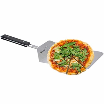 Alpina Faltbare Pizzaschieber mit großer Edelstahlklinge, ergonomischer Griff, Pizza Ofenschäler, Pizza-Paddel, Pizzaheber mit isoliertem Griff - 2