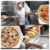 AngLink Pizzaschaufel, Aluminium Pizzaschieber mit Abnehmbarer Holz-Griff Brotschieber für Pizzaofen BBQ, 30.5x35.5x66cm - 9