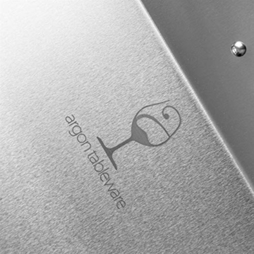 Argon Tableware Klappbare Pizzaschaufel/Pizzapaddel. Edelstahlblatt, ergonomischer Handgriff - 4