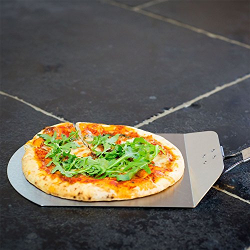 Argon Tableware Klappbare Pizzaschaufel/Pizzapaddel. Edelstahlblatt, ergonomischer Handgriff - 8