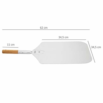 BBQ-Toro Pizzaaufsatz für Gasgrill | Edelstahl | 56 x 39 cm | Pizzacover mit Thermometer | Pizzahaube (Pizzaaufsatz mit Pizzastein und Schaufel) - 8
