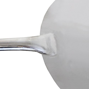 Beeketal Gastro Pizzaschaufel aus Edelstahl Ø 300 mm Schaufel Durchmesser, 60 cm Gesamtlänge, Gewicht: ca. 960g, keine Scharfen Kanten - 3