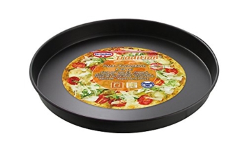 Dr. Oetker Pizzablech 20 cm, Stahl, schwarz, Ø - 3