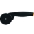 Fiskars Pizzaschneider mit hochwertigem Kunststoff-Schneidrad, 19 cm, Functional Form, Schwarz/Orange, 1019533 - 1