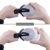 FUKTSYSM Pizzaschneider - New Edelstahl Pizzaschneider, Pizzarad - Pizza Cutter aus Edelstahl Räder und Silikon Griff, Mit Fingerschutz, Unterstützung für die Reinigung der Spülmaschine - 2