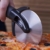 FUKTSYSM Pizzaschneider - New Edelstahl Pizzaschneider, Pizzarad - Pizza Cutter aus Edelstahl Räder und Silikon Griff, Mit Fingerschutz, Unterstützung für die Reinigung der Spülmaschine - 5