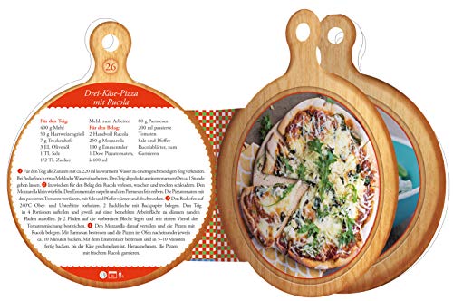Geschenk-Kochbuch Pizza und Pasta: 13 x 16 cm, 64 Seiten -