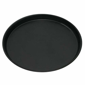 GRÄWE Pizza Backblech Ø 30 cm, rund, Pizzablech aus Blaublech, hitzebeständig bis 400 °C, unbeschichtet, Made in Germany - 1