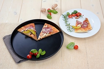 GRÄWE Pizzablech rund 36 cm (innen 35 cm) mit hochwertiger Keramikbeschichtung - 2