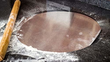 Grillfuerst Pizzablech rund aus Edelstahl - Durchmesser 31 cm - zur Vorbereitung und dem Transport des Pizzateiges - 3