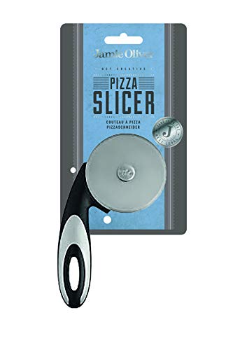Jamie Oliver Pizza Schneider mit scharfem Pizzarad und Kunsttoffgriff, Kunststoff, Schwarz/Edelstahl - 5