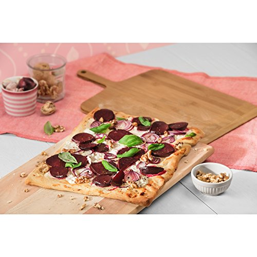 Kaiser Inspiration Pizzaschieber, 48 x 30 x 1,1 cm, Bambus, Pizzabrett mit angeschrägten Kanten, Pizzaschaufel, Pizzaheber - 2