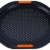 Le Creuset Antihaft Pizza-Backblech, Ø 33 cm, Belüftungslöcher, PFOA-frei, Sauerteigbeständig, Aus Karbonstahl gefertigt, Anthrazit/Orange - 3