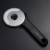 LEMCASE Pizzaschneider - Pizzaroller, Pizzarad - Pizza Cutter aus Edelstahl Räder und Silikon Griff | Schwarz - 8