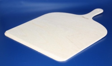 MAAJ® PIZZASCHIEBER/PIZZASCHAUFEL/PIZZABRETT FÜR FLAMMKUCHEN AUS BIRKENSPERRHOLZ MINI - 3