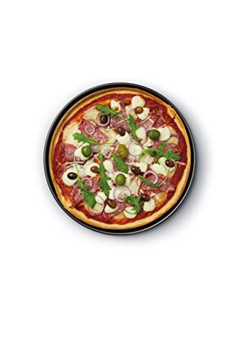 Master Class Crusty Bake Antihaft-Pizzablech/Knusperblech, Stahl, grau, 32 x 32 x 1,4 cm - 3