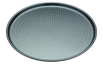 Master Class Crusty Bake Antihaft-Pizzablech/Knusperblech, Stahl, grau, 32 x 32 x 1,4 cm - 1