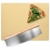 Navaris Pizzastein und Wiegemesser Set - Pizza Stein 38x30cm aus Cordierit - für Pizza Brot Flammkuchen - inkl. Pizzaschneider 35cm Edelstahl Klinge - 8
