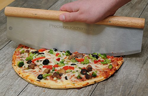 Pizzamesser – Wiegemesser – Pizzaschneider – 35cm – 10 Jahre Garantie! – Precision Kitchenware - 2