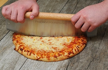 Pizzamesser – Wiegemesser – Pizzaschneider – 35cm – 10 Jahre Garantie! – Precision Kitchenware - 5