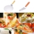 Pizzaschieber Pizzaschaufel Edelstahl + Pizzaheber mit Holzgriff zum Backen Hausgemachte Pizza und Brot Kuchen & Kekse - 3