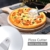 Pizzaschieber Pizzaschaufel TedGem Pizzaschieber edelstahl, Pizzaschneider 3 in 1 Pizzaschaufel mit Holzgriff 430 Edelstahl Zum Backen Hausgemachte Pizza und Brot Kuchen & Kekse Kuchen Torten - 4