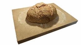 Pizzastein Brotbackstein Flammkuchenplatte aus Speicherschamotte, Für E-Herde - 1