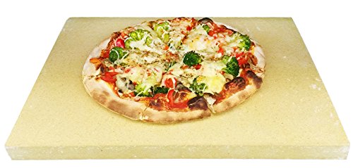 Pizzastein Pizzaplatte Steinofen Flammkuchen 40x30x3cm - 1