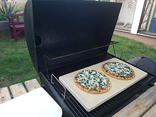 Pizzastein Pizzaplatte Steinofen Flammkuchen 40x30x3cm - 3