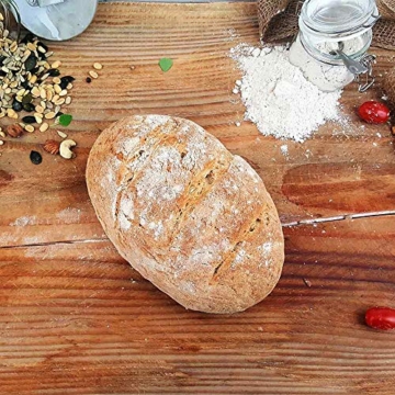 PUR Schamotte Brotbackstein für Backofen 40 x 30 x 3 cm aus Schamott Lebensmittelecht - 6