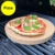 PUR Schamotte Pizzastein rund 31 cm x 25 mm Für Gasgrill, Für Grill, Brotbackstein Für Backofen Schamott - 3