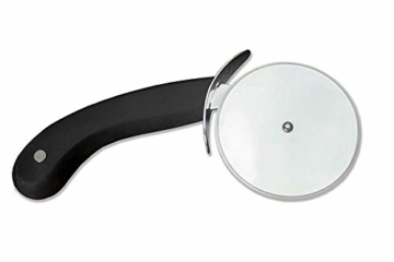 RADOLEO® Pizzastein L aus Cordierit - Premium Set mit Pizza-Roller & Pizzaschaufel | für Gas Grill & Back-Ofen | edle Verpackung | 38x30x1,3cm - 5