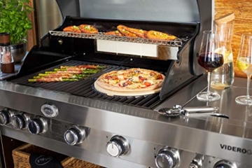 Rösle 13503 Pizzastein Vario Durchmesser 30 cm, Sansibar G3/G4, weiß, 30,5 x 30,5 x 1 cm - 4