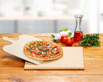 ROMMELSBACHER PS 16 - PIZZA-/BROTBACKSTEIN SET - 35x35 cm - 2