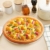 TEAMFAR Pizzablech 4er-Set, Edelstahl Rund Pizzaform Pizza Backblech zum Backen im Ofen, ∅ 26 cm, Gesund & Langlebig, Leicht zu reinigen & Spülmaschinengeeignet - 5