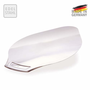 Tortenretter Kuchenheber Edelstahl Made in Germany – Pizzaschieber Pizzaheber zum mühelosen Heben von Pizza in und aus dem Ofen – Tortenheber für perfekte Kuchen und Torten - 2
