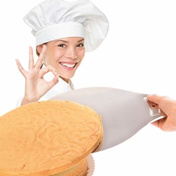 Tortenretter Kuchenheber Edelstahl Made in Germany – Pizzaschieber Pizzaheber zum mühelosen Heben von Pizza in und aus dem Ofen – Tortenheber für perfekte Kuchen und Torten - 7