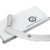 UTHANDO & PASSION 30 cm Wiegemesser/Pizzaschneider - 5 Jahre Garantie - Kraftsparend & Schnell - 3