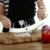 UTHANDO & PASSION 30 cm Wiegemesser/Pizzaschneider - 5 Jahre Garantie - Kraftsparend & Schnell - 5