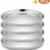 Velaze Pizzablech 4 teilig, Pizzatablett aus 18/8 Edelstahl, antihaftes Backblech, rund, Pizza & Flammkuchen, Pizzaform, ∅ 28 cm - 1