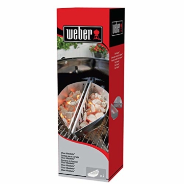 Weber 7403 Holzkohlekörbe, Char Basket,2-er Set De Luxe - 6