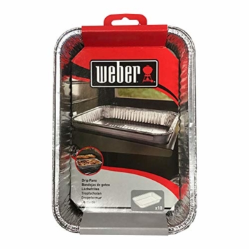 Weber® Alu-Tropfschalen, klein, 10 Stück - 8