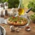 Weber® Pizzaheber, Pizzaschaufel, Pizzaschieber, aus Edelstahl, drehbarer Griff aus Gummi für platzsparende Aufbewahrung, für Pizza, Brot etc., 6691 - 4