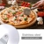 Weeygo Edelstahl-Radschneider mit Holzgriff, zum Backen von Pizza und Kuchen auf Ofen und Grill, 3 Stück, silberfarben - 5