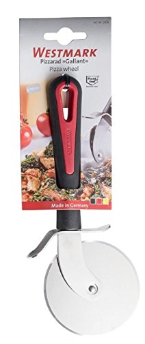Westmark Pizzarad/Teigrad, Rostfreier Edelstahl, Rad-Durchmesser: 7,6 cm, Gallant, Schwarz/Rot, 29282270 - 4