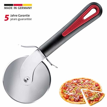 Westmark Pizzarad/Teigrad, Rostfreier Edelstahl, Rad-Durchmesser: 7,6 cm, Gallant, Schwarz/Rot, 29282270 - 1