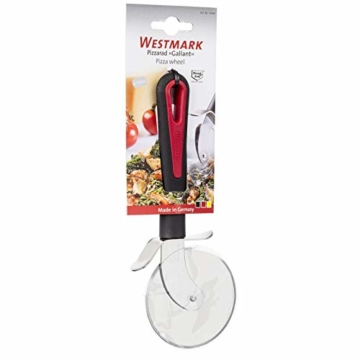Westmark Pizzarad/Teigrad, Rostfreier Edelstahl, Rad-Durchmesser: 7,6 cm, Gallant, Schwarz/Rot, 29282270 - 6