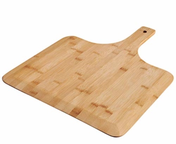 XXL Bambus Pizzaschieber - Pizzaschaufel für Familienpizzen und mehr (50x38cm) - 4