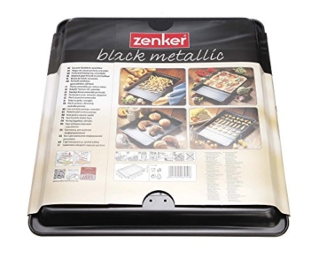 Zenker Backblech perforiert (52-37 cm x 33 cm), Ofenblech, ausziehbar & verstellbar, Lochblech, universal geeignet für Baguette, Kuchen, Pizza & Plätzchen - 5